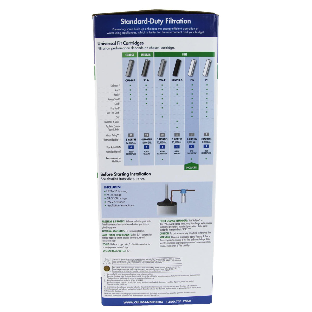 HF-360B Culligan Valve-In-Head Whole House Filter System - DiscountFilterStore.com