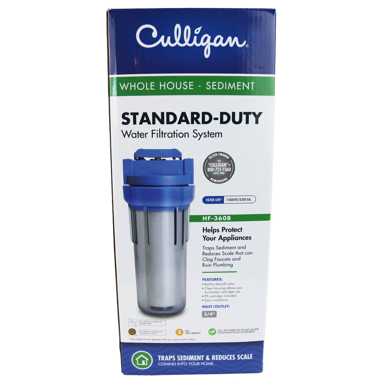 HF-360B Culligan Valve-In-Head Whole House Filter System - DiscountFilterStore.com