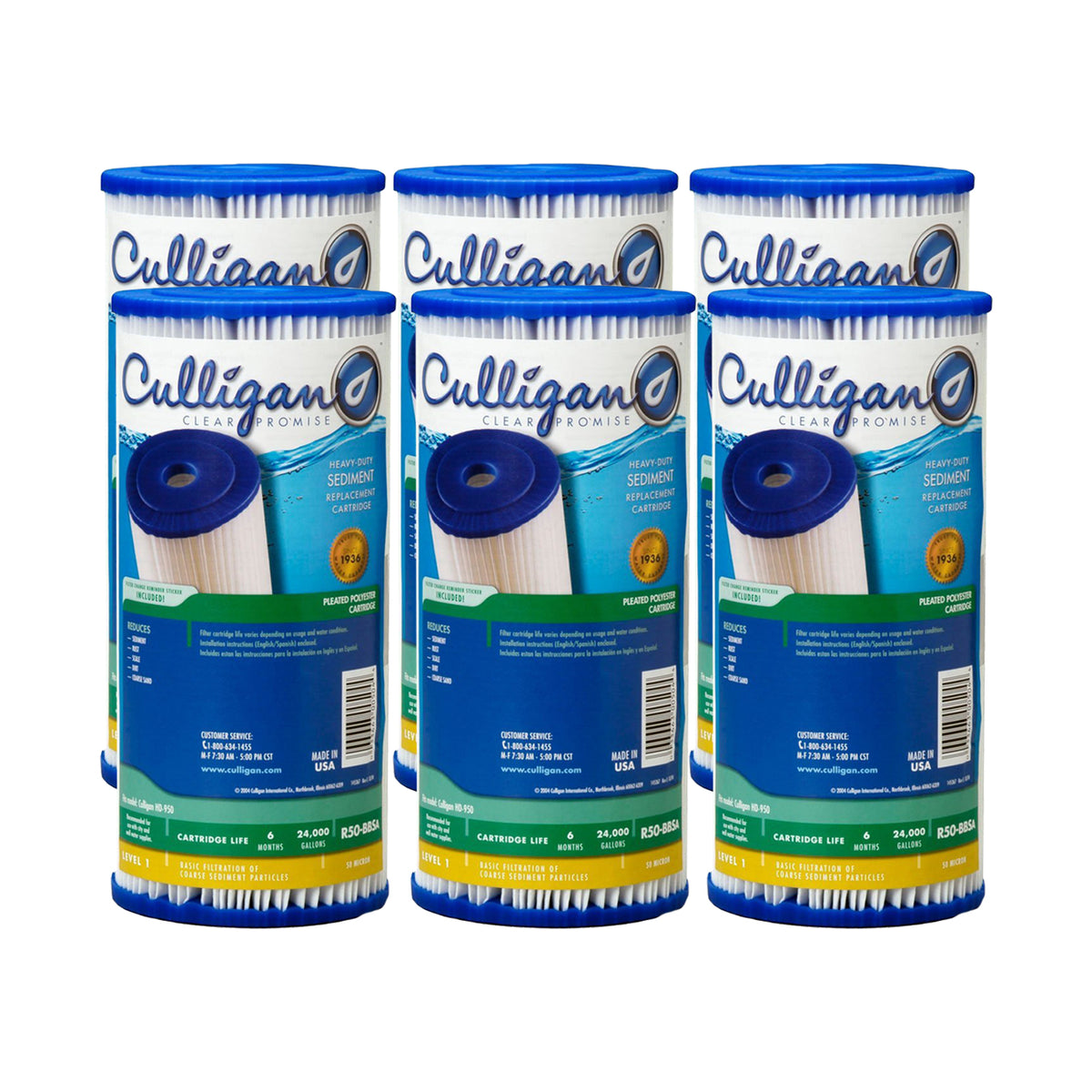 R50-BBSA-D Culligan Whole House Water Filter Replacement Cartridge - DiscountFilterStore.com