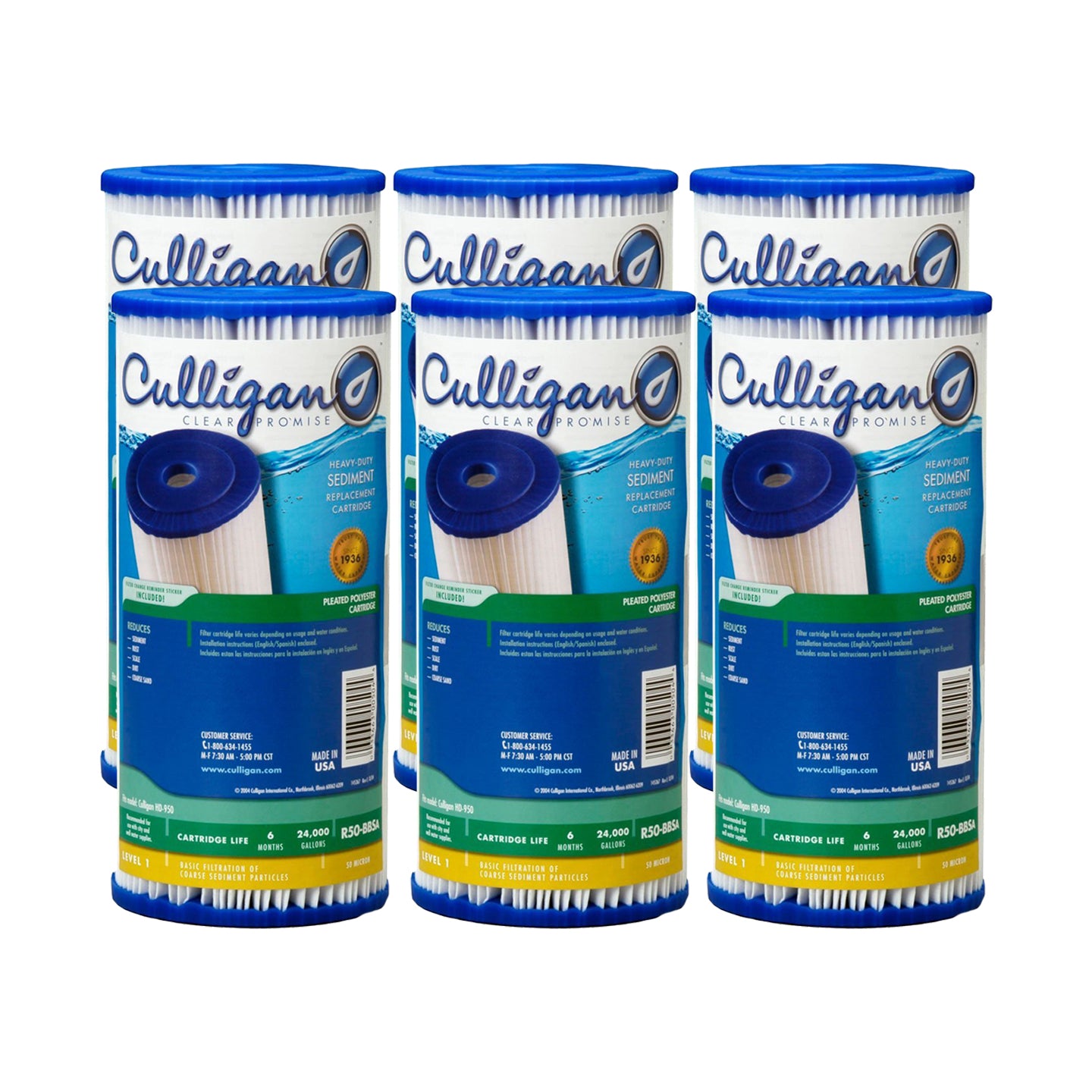 R50-BBSA-D Culligan Whole House Water Filter Replacement Cartridge - DiscountFilterStore.com