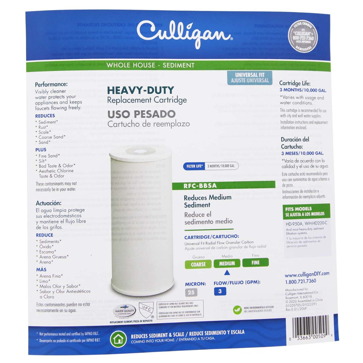 RFC-BBSA Culligan Level 4 Whole House Filter Replacement Cartridge - DiscountFilterStore.com