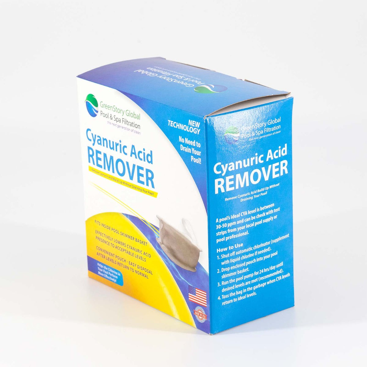 1.5 LB GreenStory Global Cyanuric Acid CYA Remover GSG-CYA-1.5 - DiscountFilterStore.com