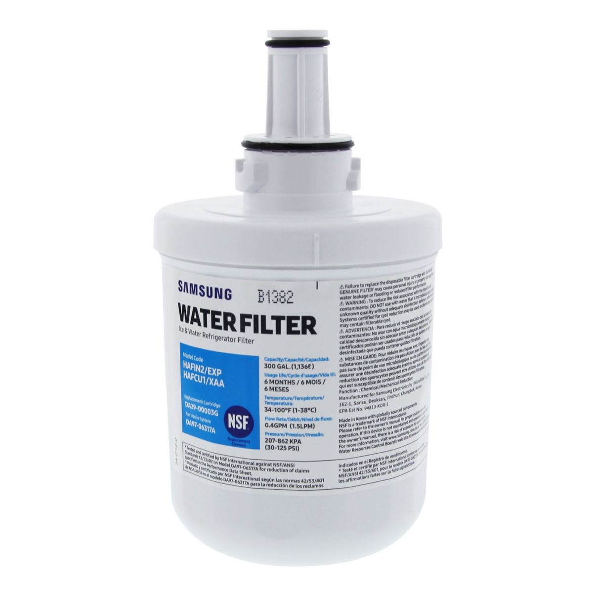 DA29-00003G Samsung Refrigerator Water Filter - DiscountFilterStore.com