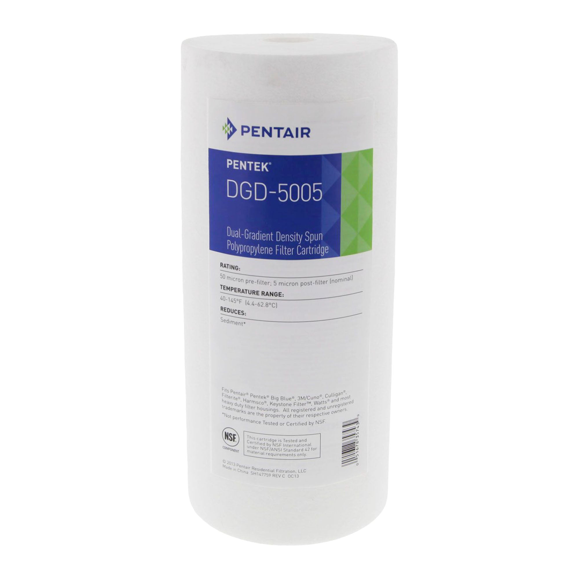 DGD-5005 Pentek Whole House Filter Replacement Cartridge