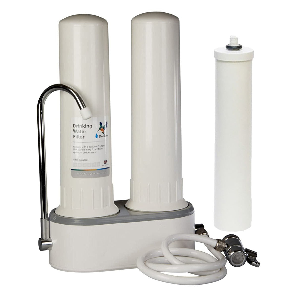 Doulton W9380003 Housing + W9125030 10" Fluoride Reduction Cartridge - DiscountFilterStore.com