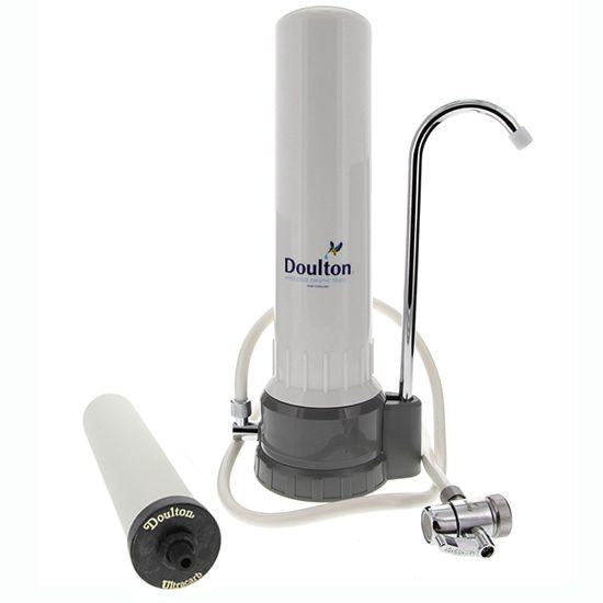 Doulton W9331032 HCP UltraCarb Countertop Filter System With UltraCarb SI Ceramic Filter Candle Filters - DiscountFilterStore.com