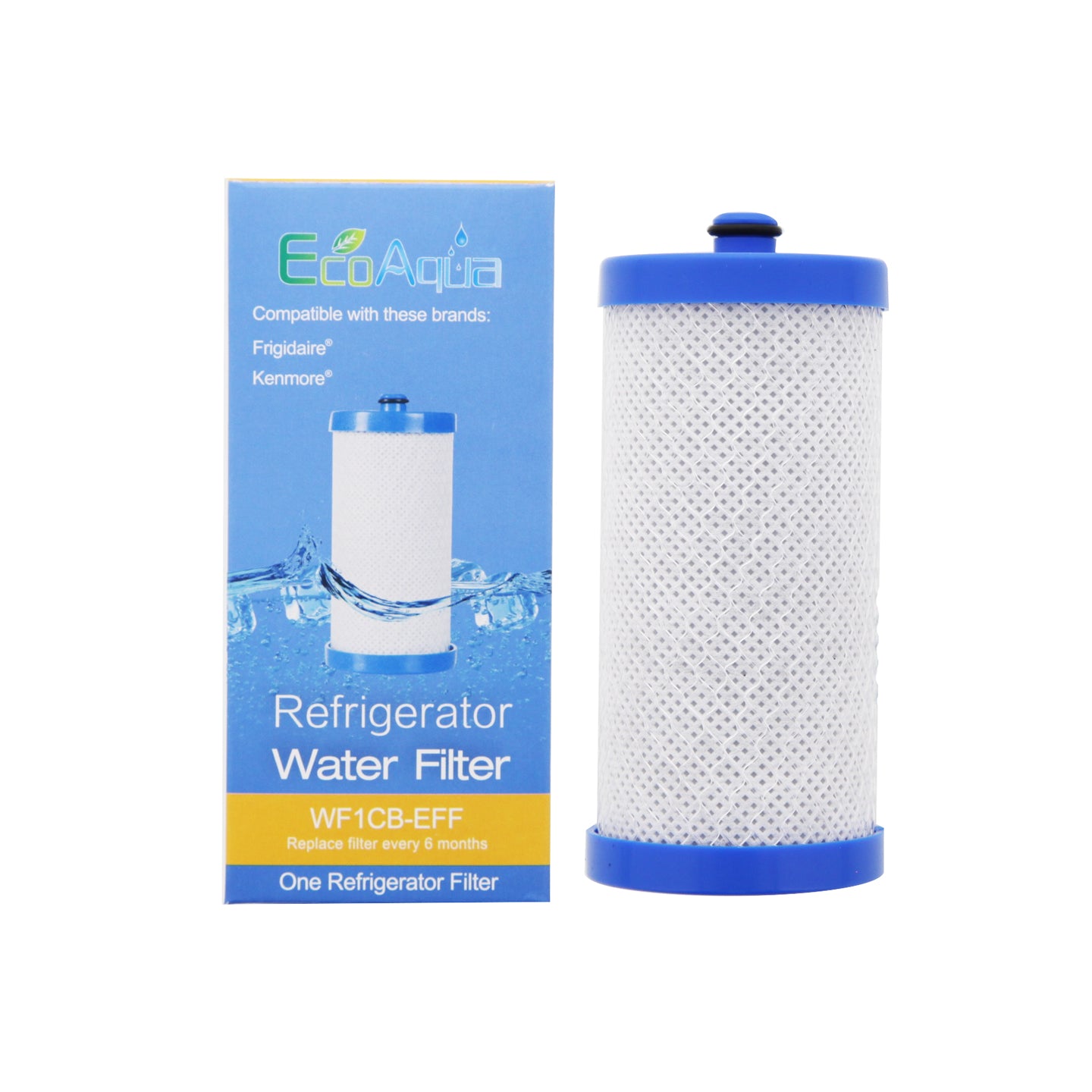 Frigidaire WFCB/WF1CB Comparable Refrigerator Filter by EcoAqua (WF1CB-EFF) - Refrigerator Filters - 8.84 - DiscountFilterStore.com