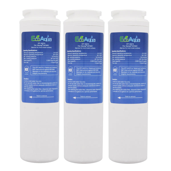 Maytag UKF8001 Comparable Refrigerator Filter by EcoAqua (EFF-6007A) - Refrigerator Filters - 21.45 - DiscountFilterStore.com