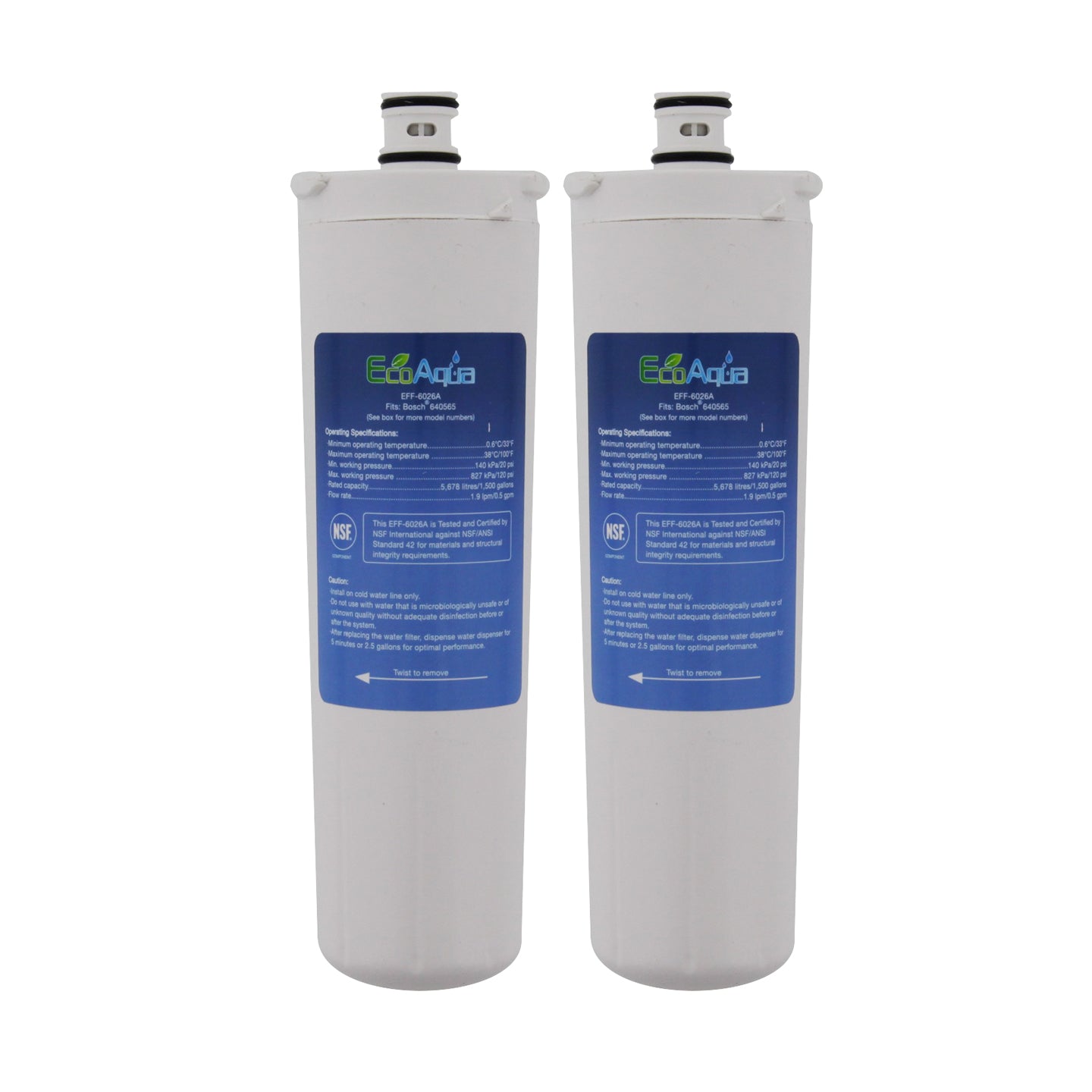 Bosch CS-52 Comparable Refrigerator Filter by EcoAqua (EFF-6026A) - Refrigerator Filters - 24.23 - DiscountFilterStore.com