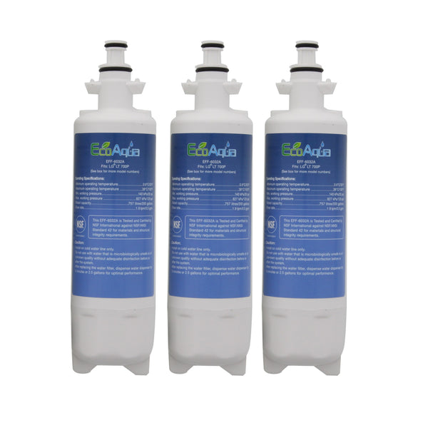 LG LT700P Comparable Refrigerator Filter by EcoAqua (EFF-6032A) - Refrigerator Filters - 23.5 - DiscountFilterStore.com