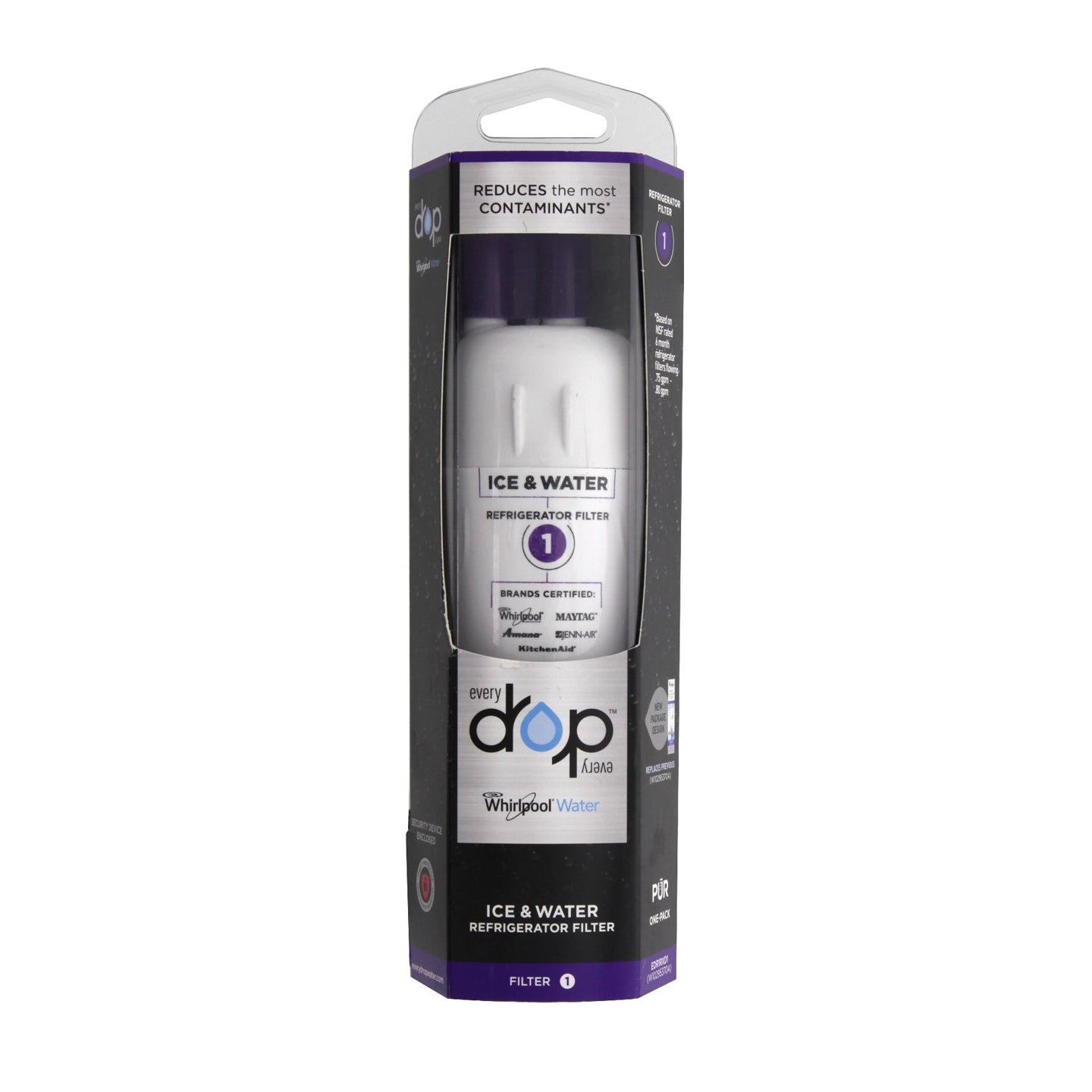 Whirlpool W10295370A is now EveryDrop EDR1RXD1 (Filter 1) Ice and Water Refrigerator Filter - DiscountFilterStore.com