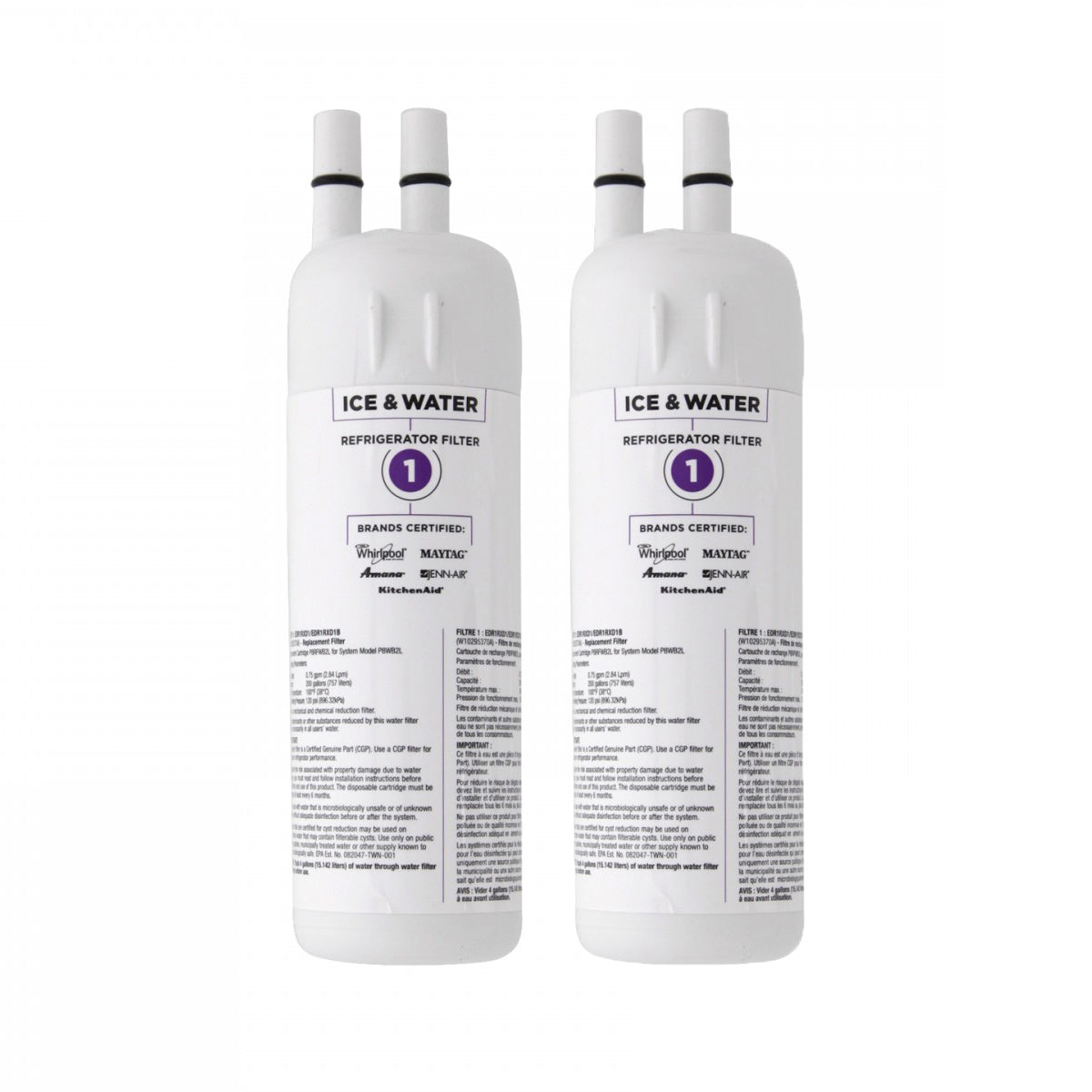 Whirlpool W10295370A is now EveryDrop EDR1RXD1 (Filter 1) Ice and Water Refrigerator Filter - DiscountFilterStore.com