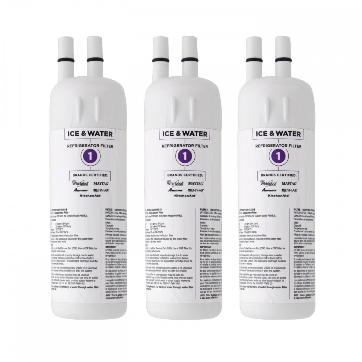 Whirlpool W10295370A is now EveryDrop EDR1RXD1 (Filter 1) Ice and Water Refrigerator Filter - DiscountFilterStore.com