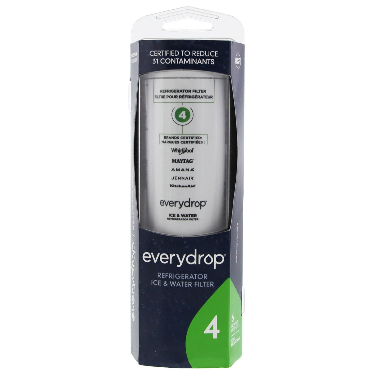 Maytag UKF8001 and Whirlpool 4396395 are now EveryDrop EDR4RXD1 (Filter 4) Ice and Water Refrigerator Filter - DiscountFilterStore.com