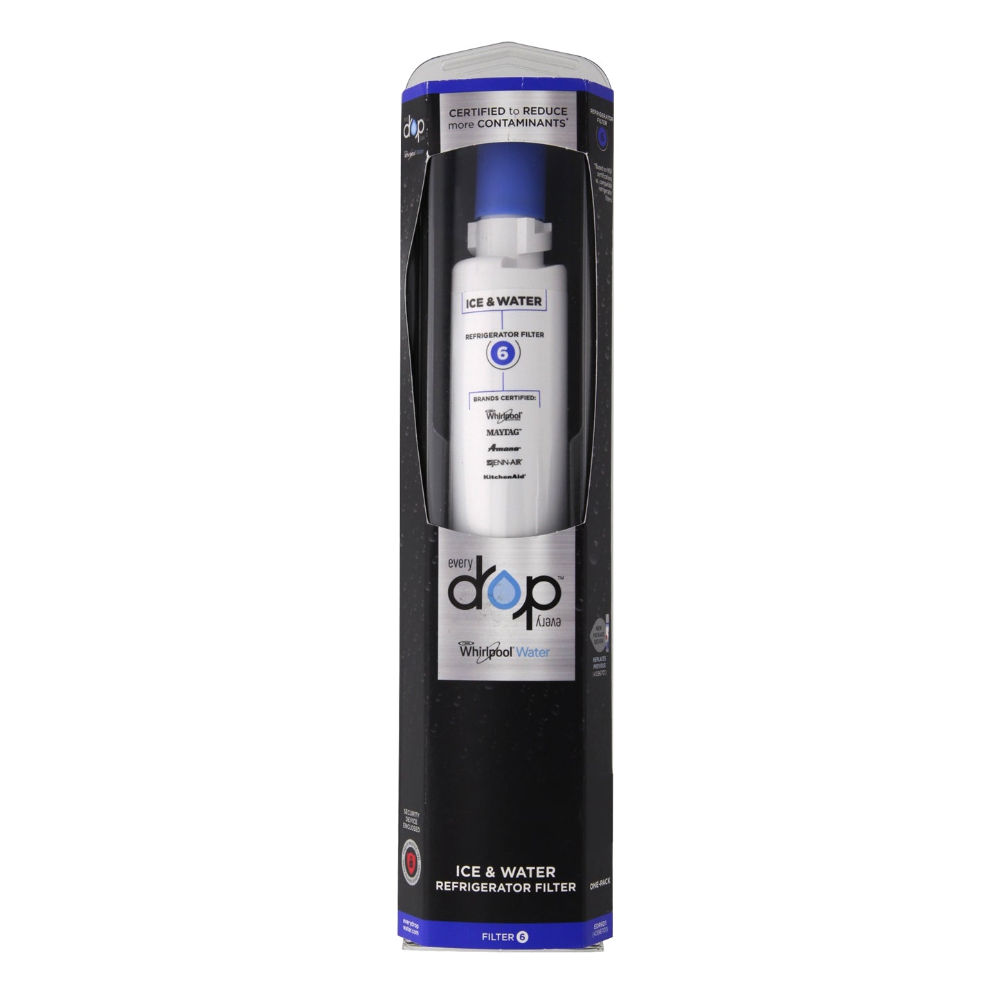 Whirlpool 4396701 is now EveryDrop EDR6D1 (Filter 6) Ice and Water Refrigerator Filter - DiscountFilterStore.com