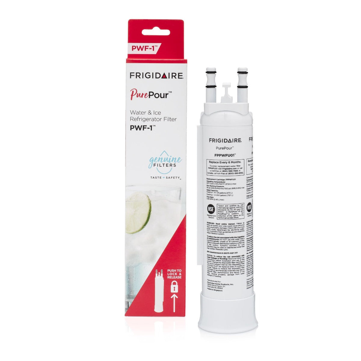 Frigidaire PurePour PWF-1 FPPWFU01 Refrigerator Water Filter - DiscountFilterStore.com