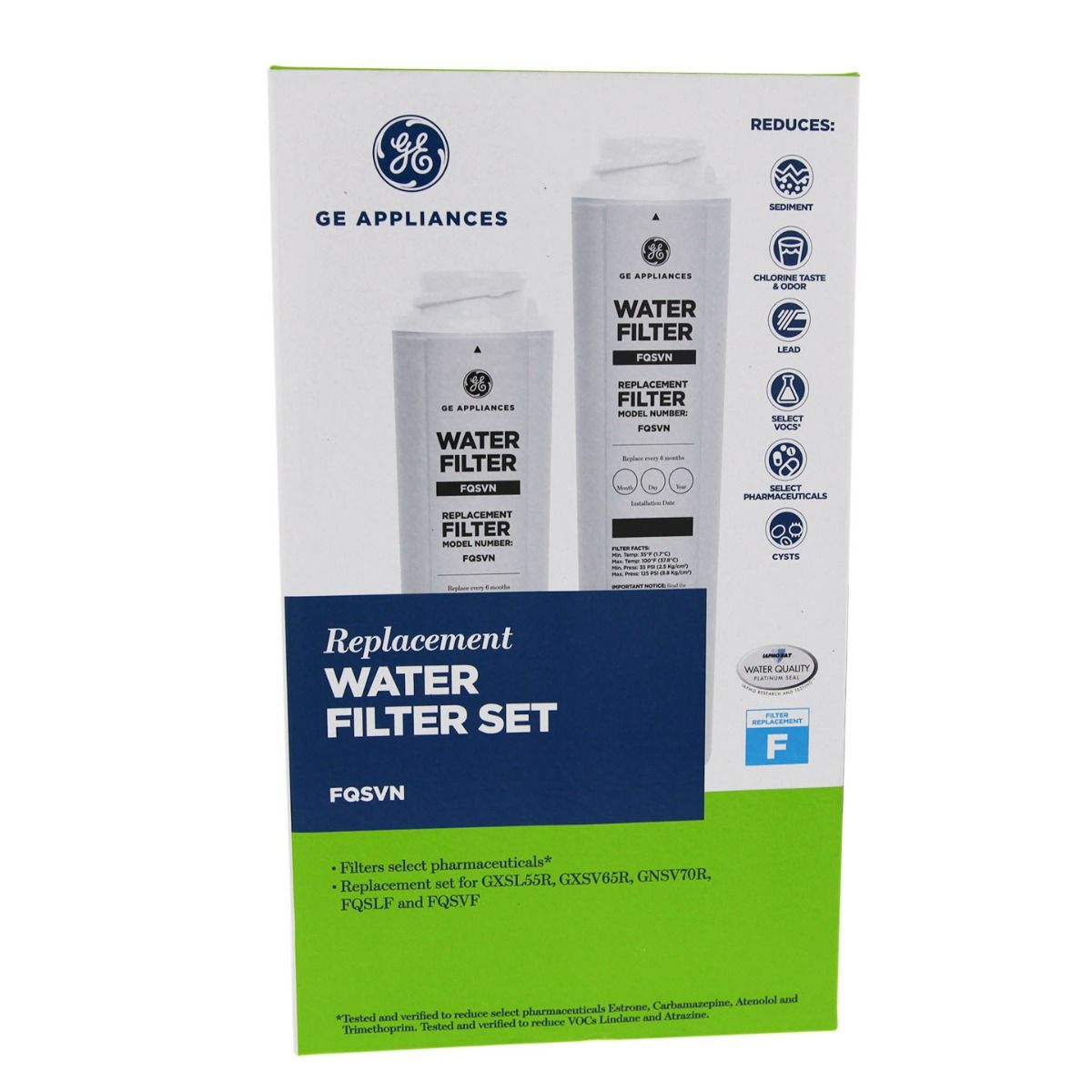 GE SmartWater FQSVN Undersink Water Filter Replacement Cartridges - DiscountFilterStore.com