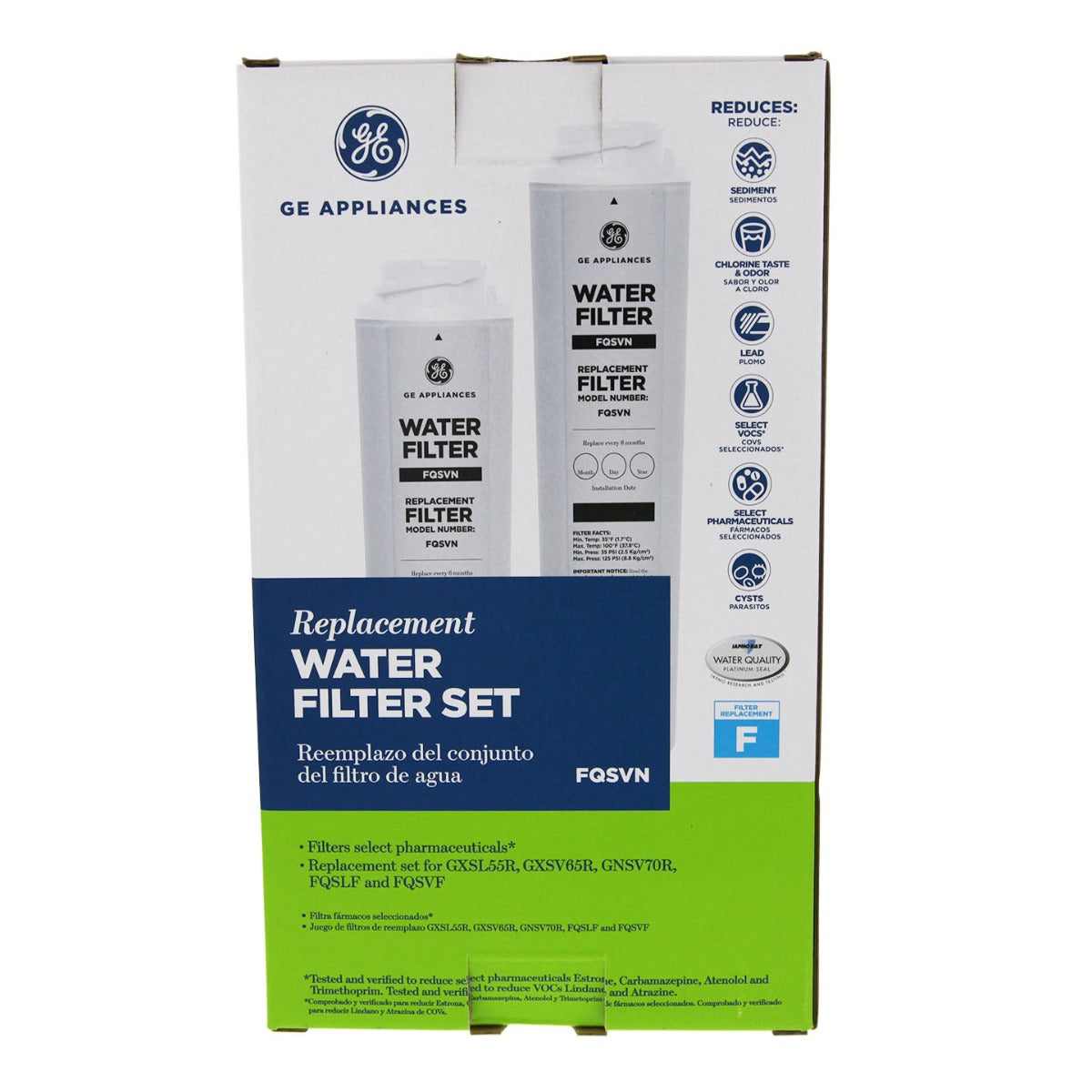 GE SmartWater FQSVN Undersink Water Filter Replacement Cartridges - DiscountFilterStore.com