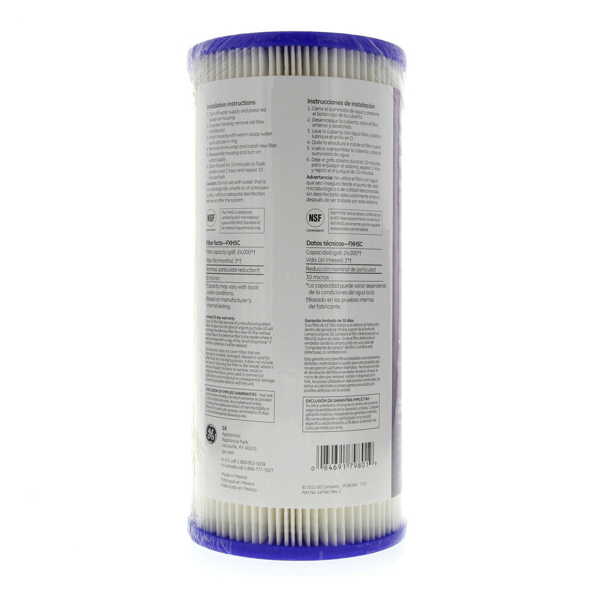 FXHSC GE SmartWater Whole House Filter Replacement Cartridge - DiscountFilterStore.com