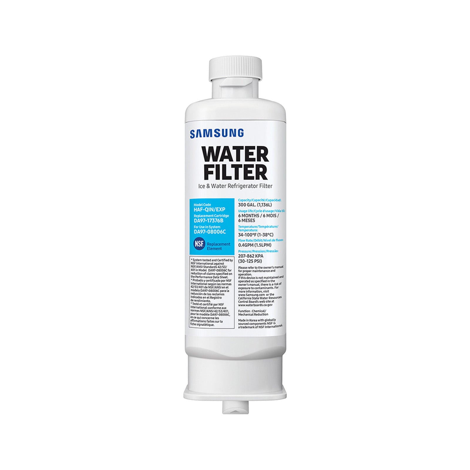 DA97-17376B/HAF-QIN Samsung Refrigerator Water Filter - DiscountFilterStore.com