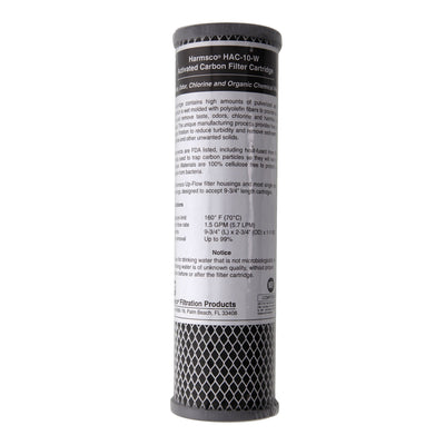 HAC-10-W Harmsco Activated Carbon Water Filter Cartridge - Whole House Cartridges - 31.63 - DiscountFilterStore.com