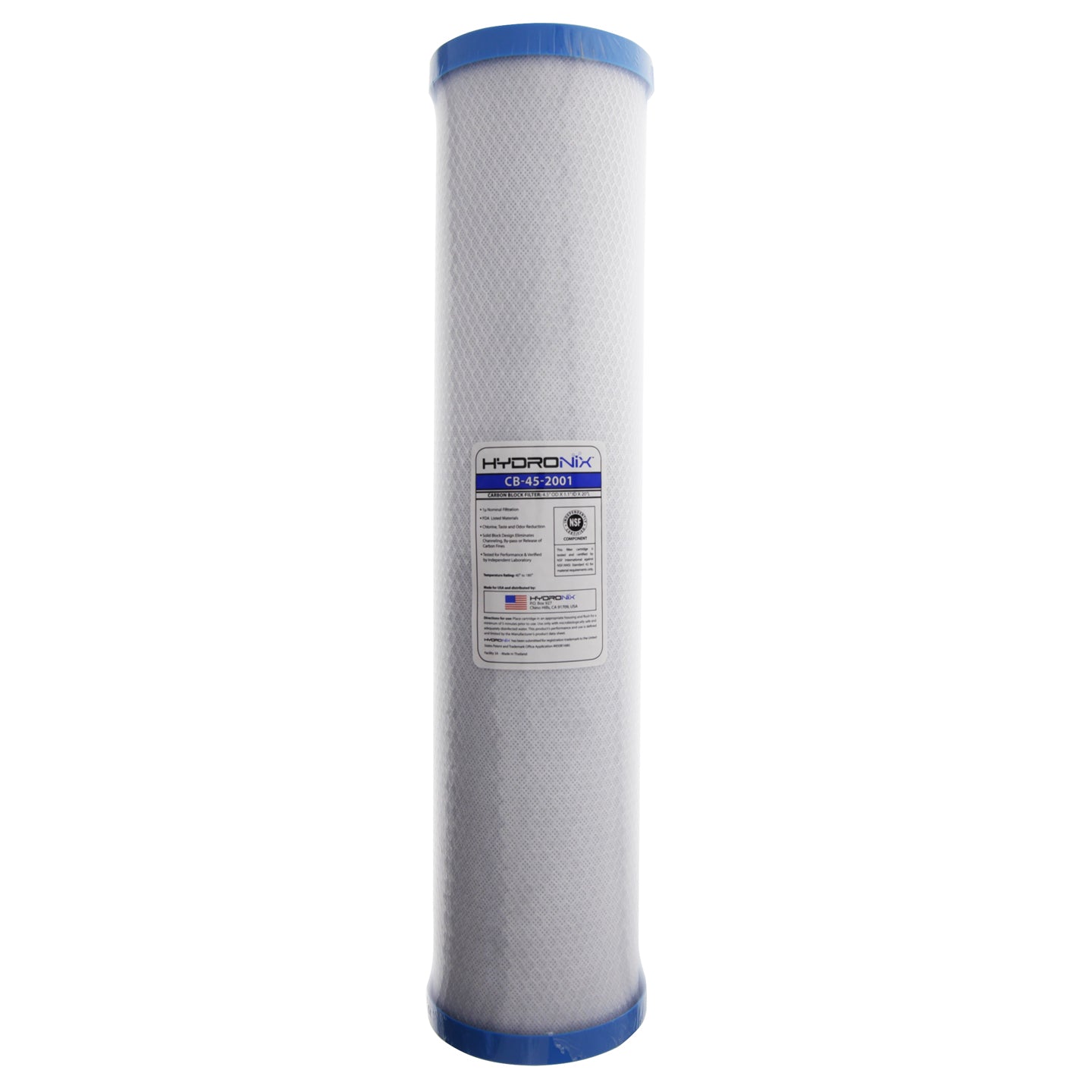 CB-45-2001 Hydronix Whole House Carbon Replacement Water Filter Cartridge