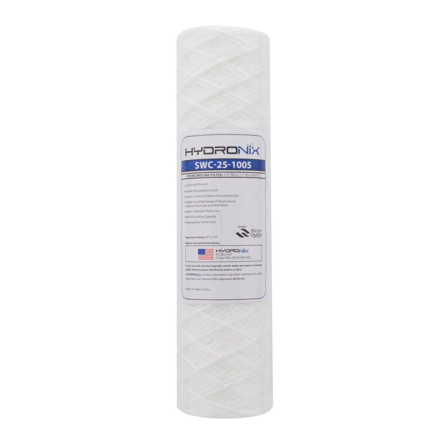 SWC-25-1005 Hydronix String Wound Sediment Water Filter - DiscountFilterStore.com