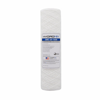 SWC-25-1030 Hydronix String Wound Sediment Water Filter - Whole House Cartridges - 9.99 - DiscountFilterStore.com