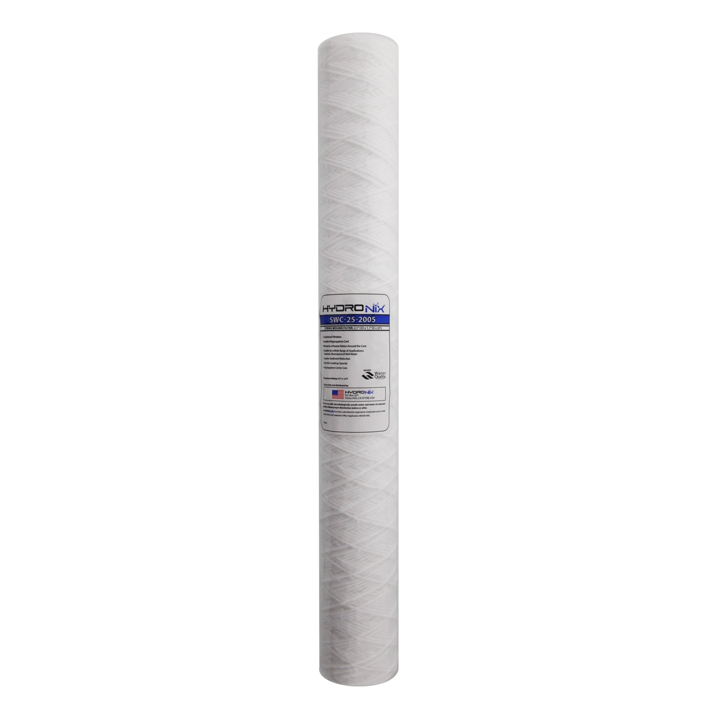 Hydronix SWC-25-2005 String Wound Sediment Water Filter (5 micron) - Whole House Cartridges - 18.99 - DiscountFilterStore.com