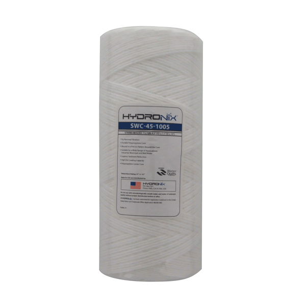 SWC-45-1005 Hydronix String Wound Sediment Water Filter - Whole House Cartridges - 27.99 - DiscountFilterStore.com