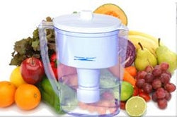 Crystal Quest CQE-PI-00601 Blue Water Filter Pitcher - DiscountFilterStore.com