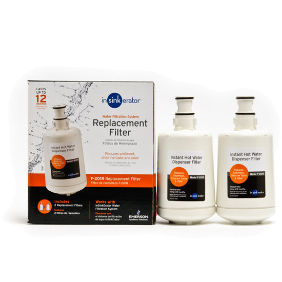 InSinkErator F-201R Instant Hot Water Dispenser Replacement Filter Cartridge (2-Pack) - DiscountFilterStore.com