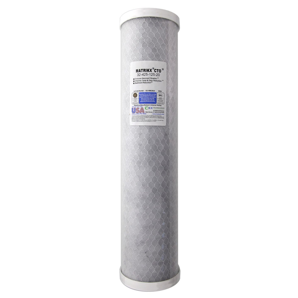 MATRIKX-CTO2-HD20 KX Technologies MatrikX Whole House Filter Replacement Cartridge - DiscountFilterStore.com