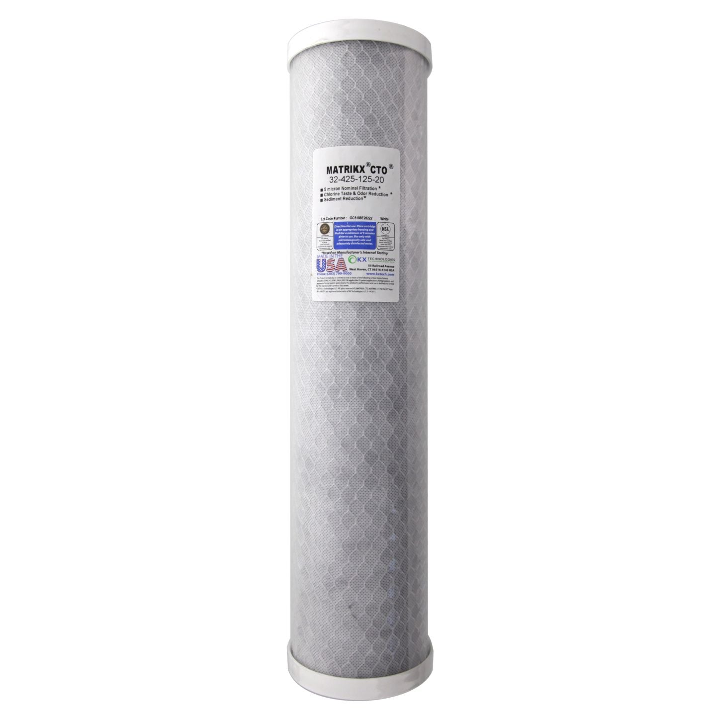 MATRIKX-CTO2-HD20 KX Technologies MatrikX Whole House Filter Replacement Cartridge - DiscountFilterStore.com