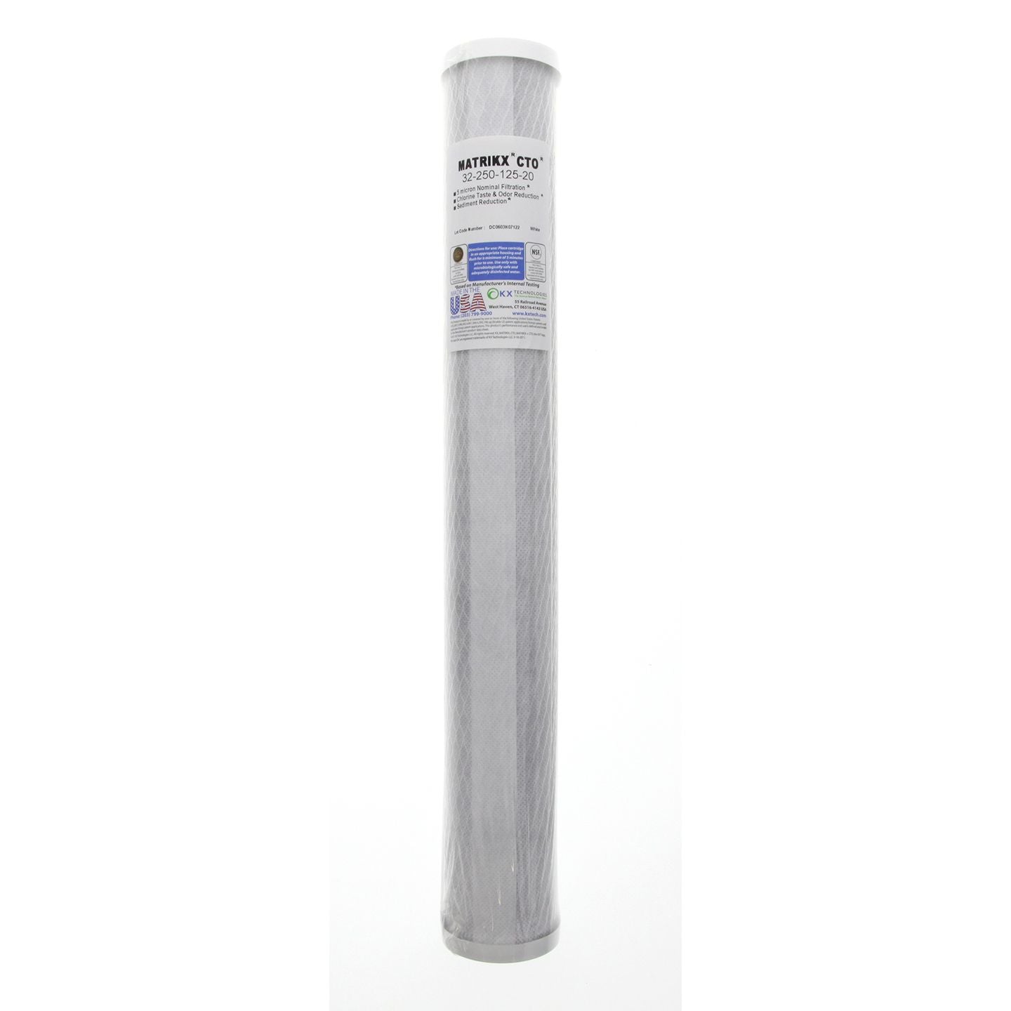 MATRIKX-CTO2-20 KX Technologies MatrikX Whole House Filter Replacement Cartridge - DiscountFilterStore.com
