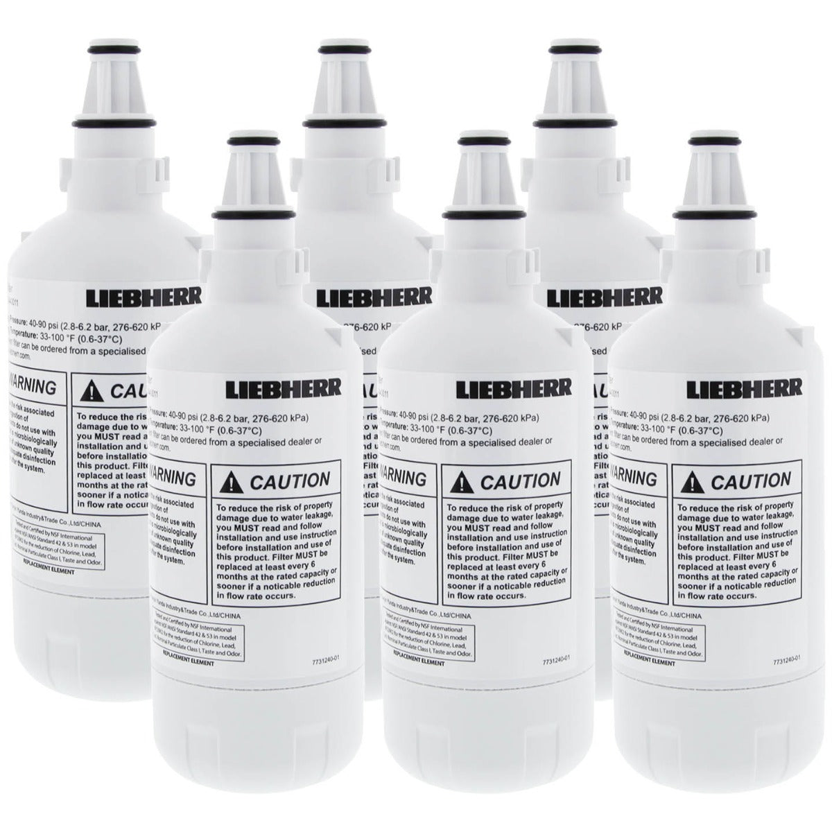 7440000 / 7440002 / 7440011  Liebherr Refrigerator Water Filter 6 Pack- DiscountFilterStore.com