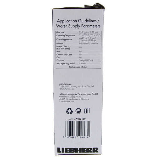 7440000 / 7440002 / 7440011  Liebherr Refrigerator Water Filter - Refrigerator Filters - 73.31 - DiscountFilterStore.com
