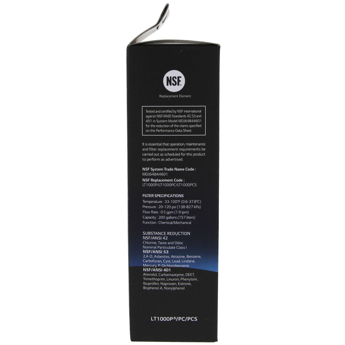 LT1000P LG Replacement Refrigerator Water Filter Box Side- DiscountFilterStore.com