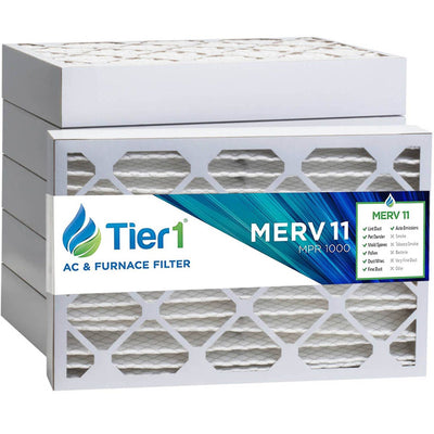 16x25x4 Merv 11 Universal Air Filter By Tier1 (6-Pack) - Air Filters - 130.57 - DiscountFilterStore.com