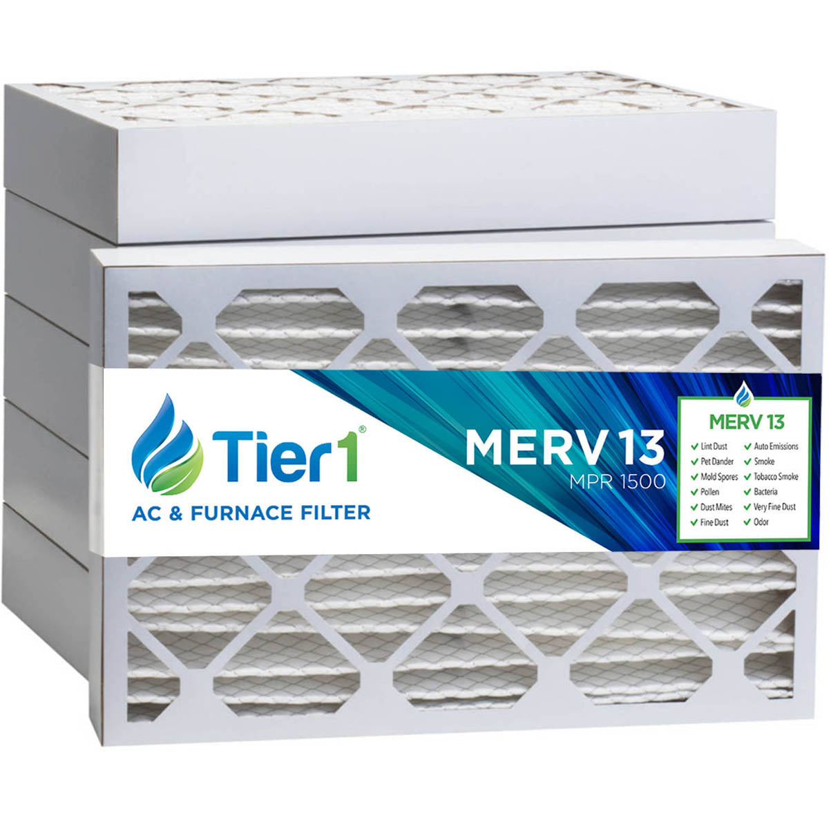 14x20x4 Merv 13 Universal Air Filter By Tier1 (6-Pack) - DiscountFilterStore.com