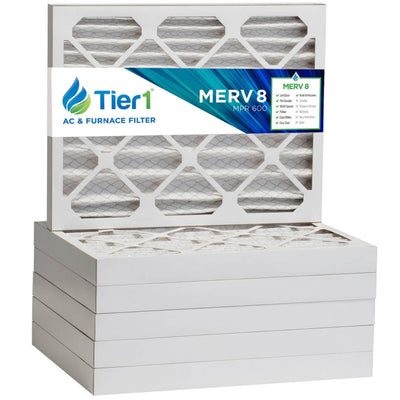 16x20x2 Merv 8 Universal Air Filter By Tier1 (6-Pack) - Air Filters - 57.89 - DiscountFilterStore.com