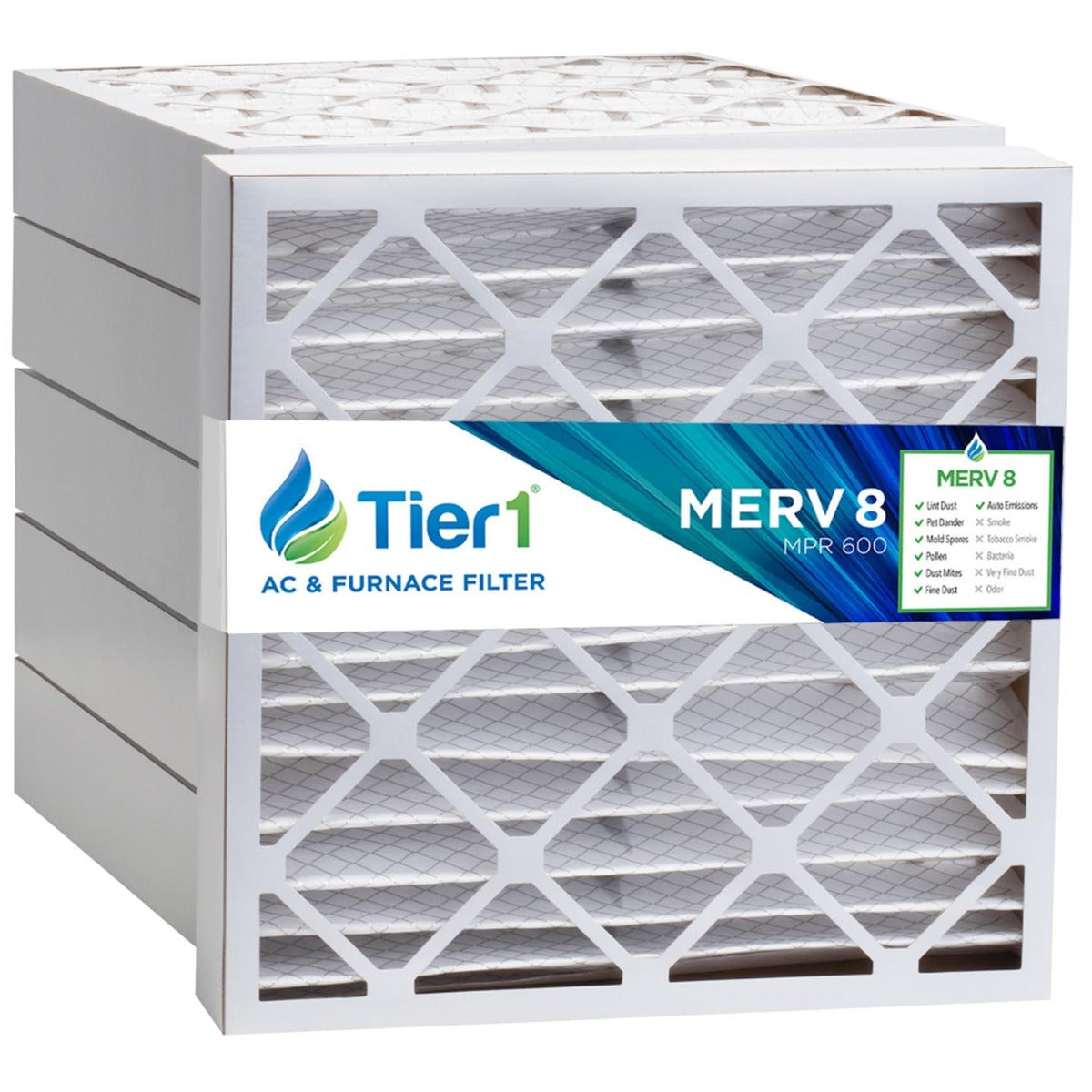 20x20x4 Merv 8 Universal Air Filter By Tier1 (6-Pack) - Air Filters - 98.83 - DiscountFilterStore.com
