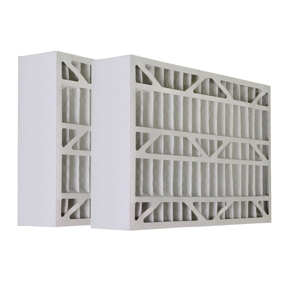 Tier1 brand replacement for White-Rodgers FR1400M-100 - 16 x 25 x 4 - MERV 13 (2-Pack) - DiscountFilterStore.com