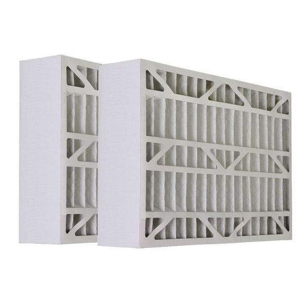Tier1 brand replacement for White-Rodgers FR1400M-100 - 16 x 25 x 4 - MERV 13 (2-Pack) - Air Filters - 61.16 - DiscountFilterStore.com