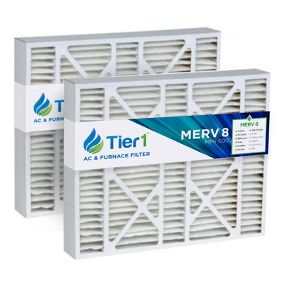 Tier1 brand replacement for Totaline P102-2025 - 20 x 25 x 5 - MERV 8 (2-Pack) - Air Filters - 96.99 - DiscountFilterStore.com