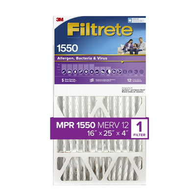 3M Filtrete 1550  Allergen Reduction Air Filters - 16x25x4 - Air Filters - 63.99 - DiscountFilterStore.com