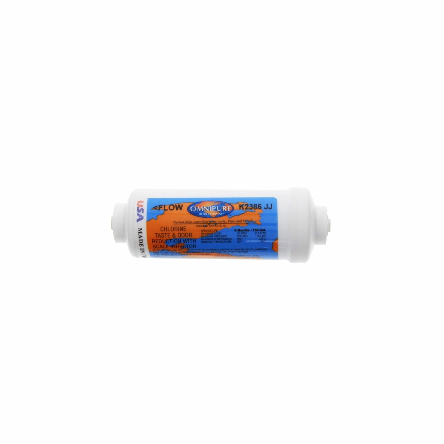 K2386-JJ Omnipure Inline Phosphate Water Filter - DiscountFilterStore.com