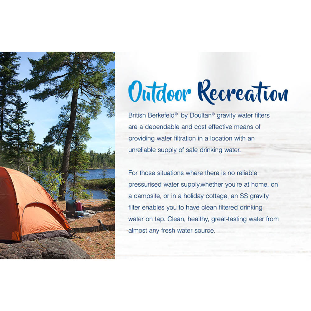 W9120133 British Berkefeld 7 Inch Ultra Fluoride Imperial Gravity Filter - DiscountFilterStore.com
