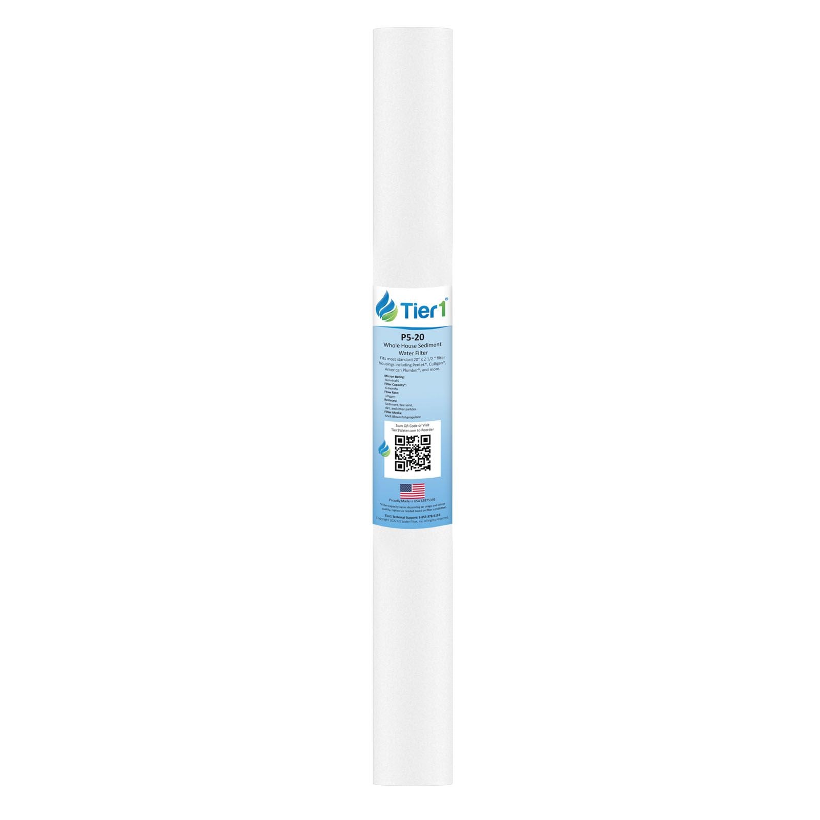 P5-20 Pentek Comparable Whole House Sediment Water Filter by Tier1 - DiscountFilterStore.com