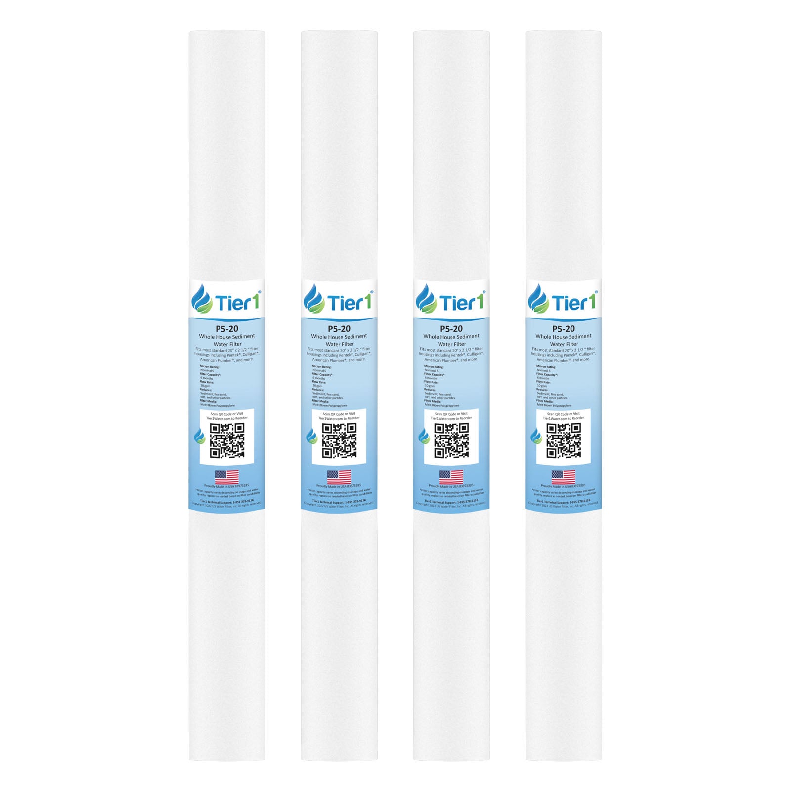 P5-20 Pentek Comparable Whole House Sediment Water Filter by Tier1 - DiscountFilterStore.com